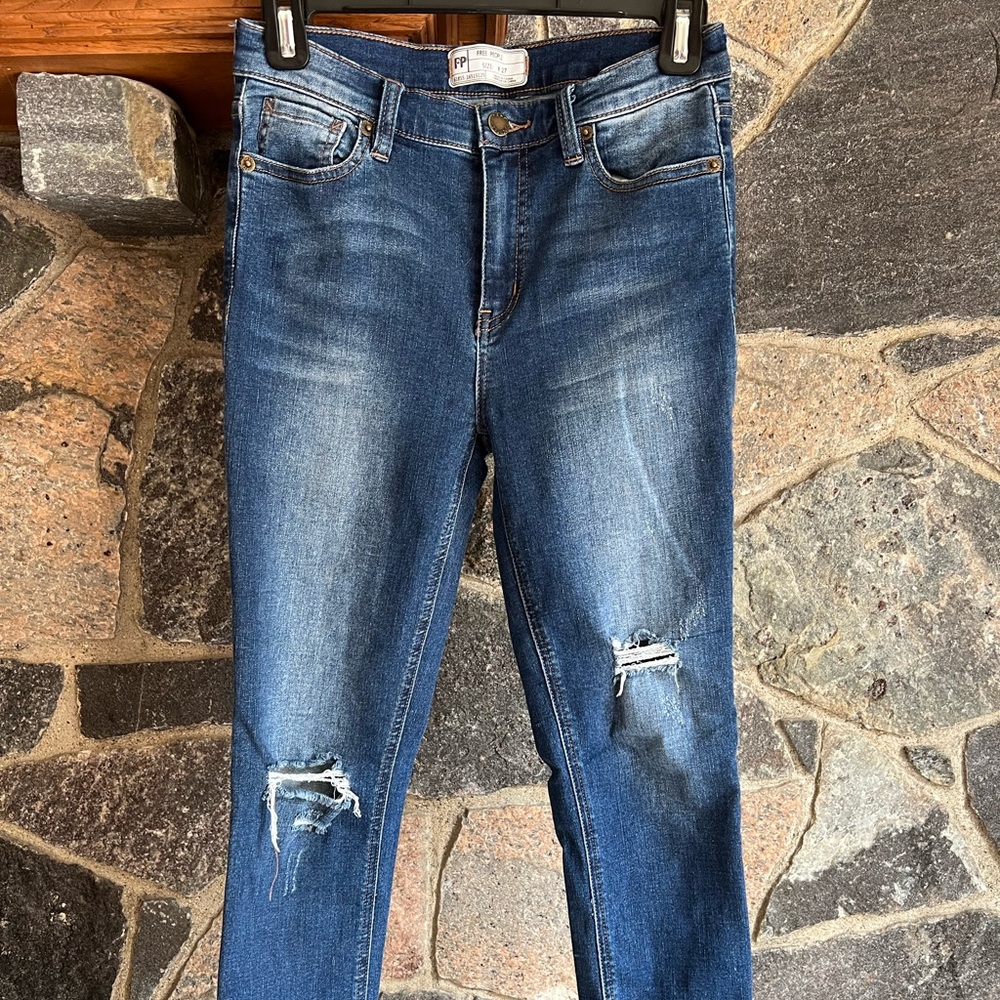 Free People Jeans, Size 27, Dark Wash Color